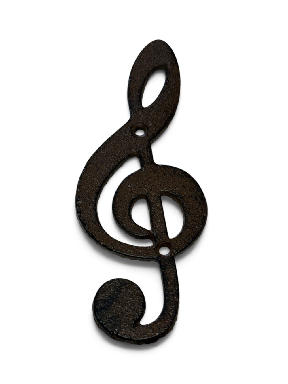 Rustic Cast Iron Treble Clef Wall Accent or Craft